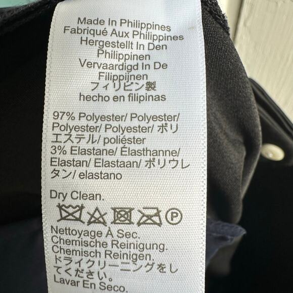 J Crew Collection Kate Straight Leg Pants in Structured Satin Black NWT - Picture 9 of 10